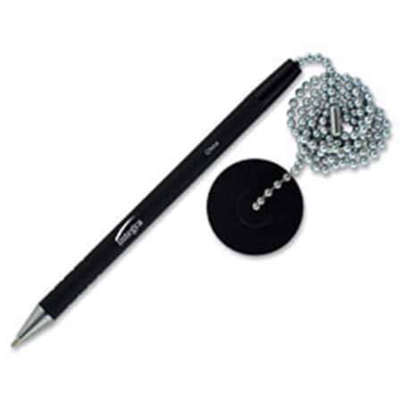 Integral Integra Antimicrobial Rubber Barrel Counter Pen - Black IN465430